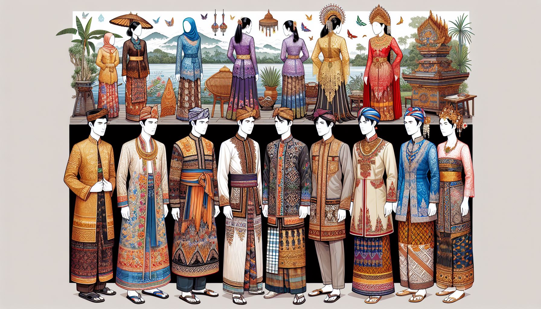 Pakaian Tradisional Top di Indonesia: Sebuah Tinjauan Mendalam